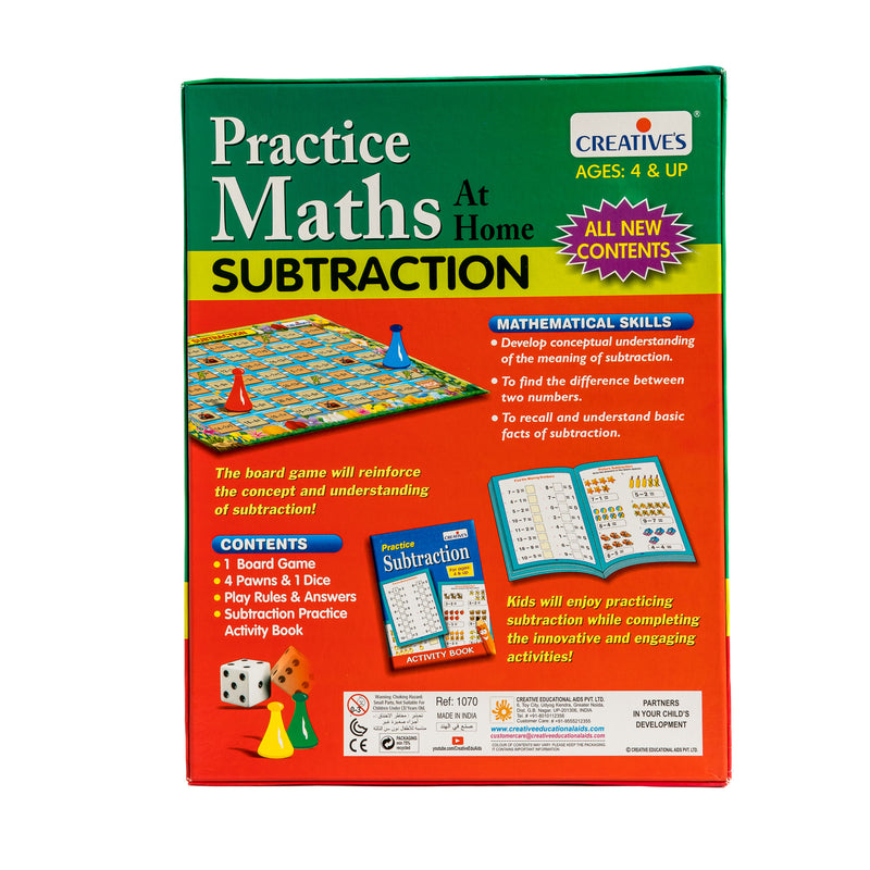Creatives - Practice Maths At Home - Subtraction (6907040202907)