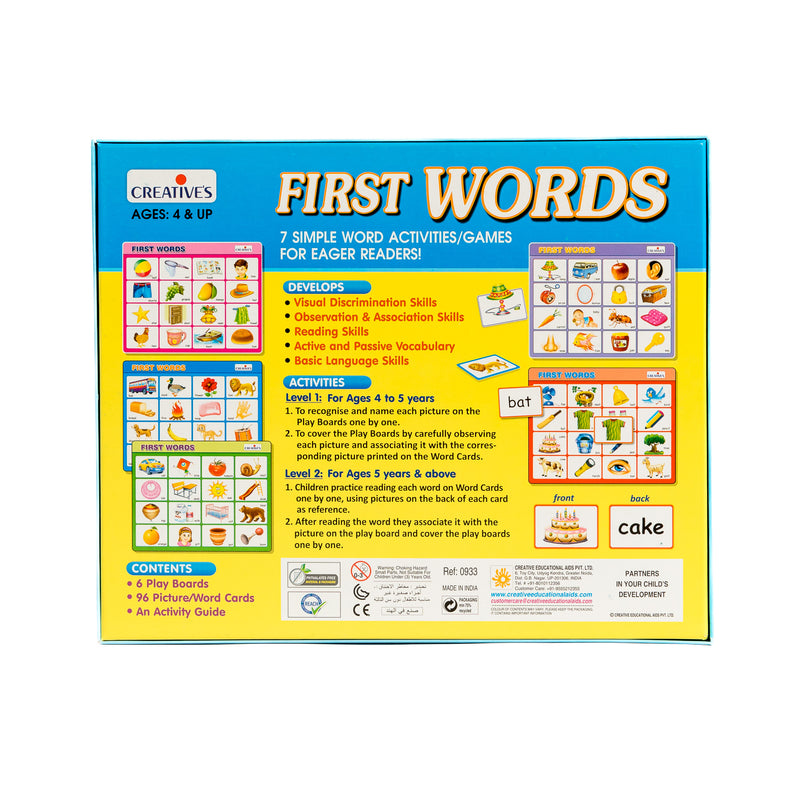 Creatives First Words - Learn to Read (6907045445787)