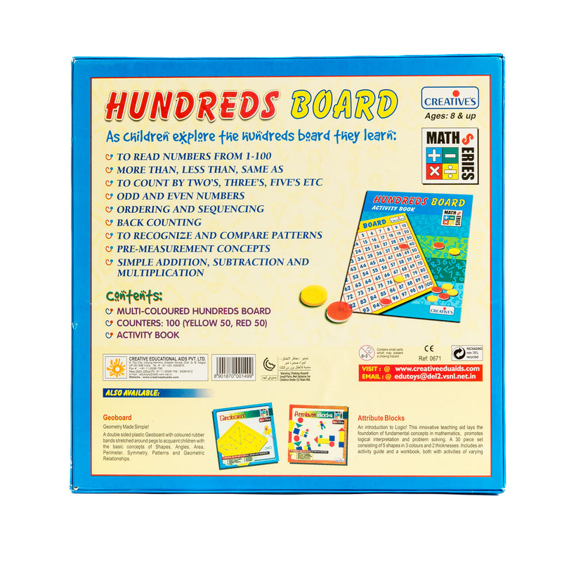 Creatives Hundreds Board Maths