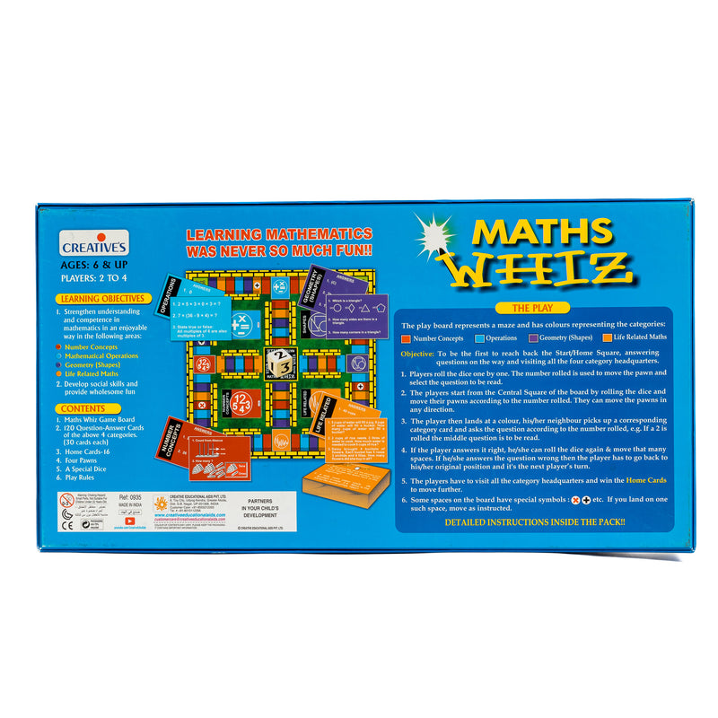 Creatives - Maths Whiz (Strengthen Understanding And Competance In Mathematics) (6907037286555)