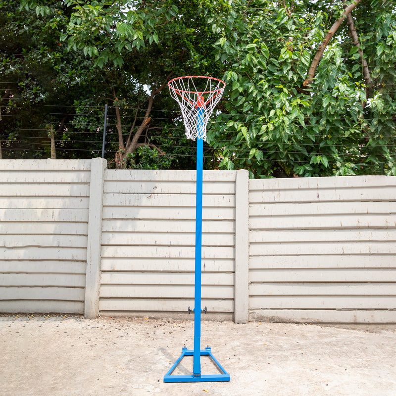 VINEX Netball Post Heavy Duty Steel Height Adjustable- 39cm Diameter