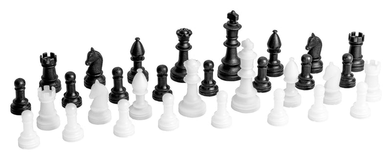 Chess Pieces Only Black & White (7520799064219)