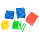 Base Ten Set With Printed Flats 121 piece in Box (7526297829531)