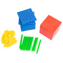 Base Ten Set With Printed Flats 121 piece in Box (7526297829531)