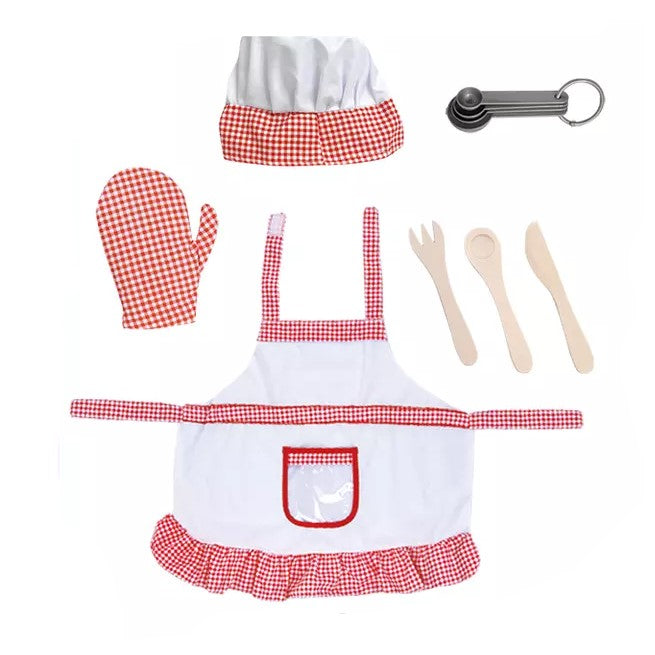 Chef Apron & Hat Role Play Costume with Accessories (7452684943515)