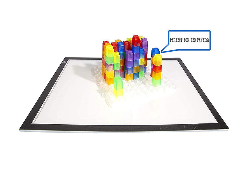 Counting Stacking Cubes 100 Piece with Board (7273162899611)