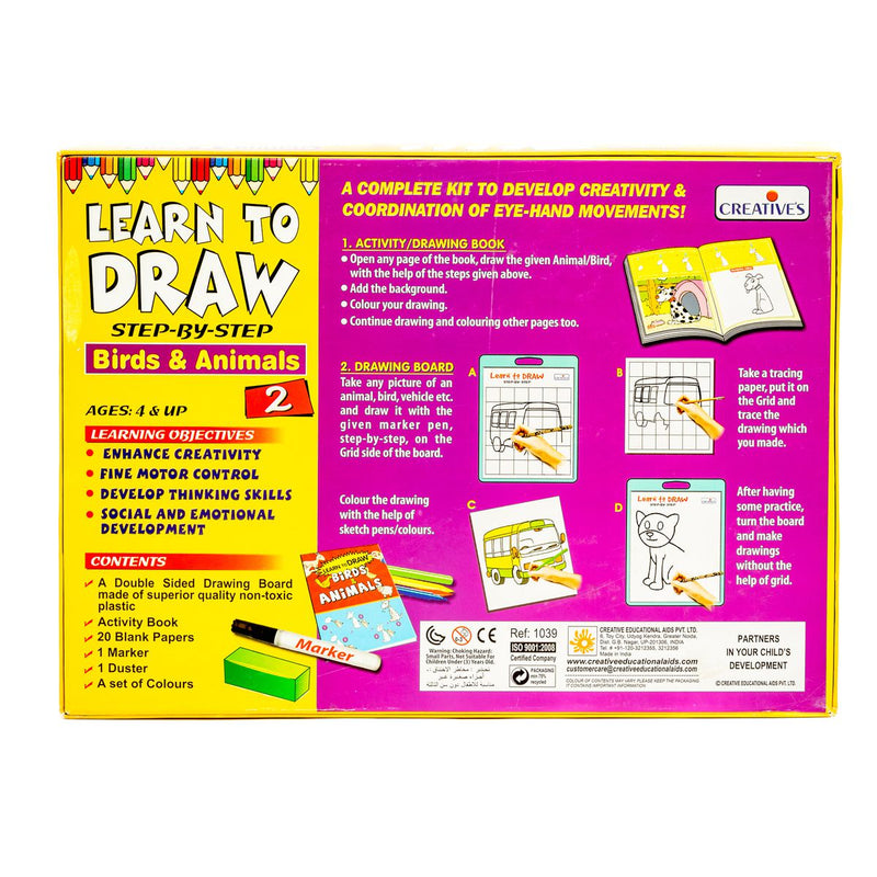 Creatives - Learn To Draw (Part 2) (Develops Creativity And Drawing Sk