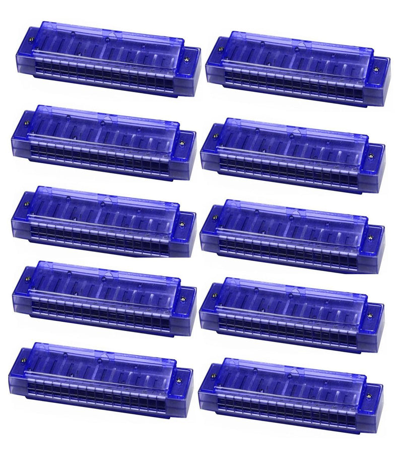 16 Hole Toy Harmonica Musical Instruments Set - 10 Pieces (7373252952219)