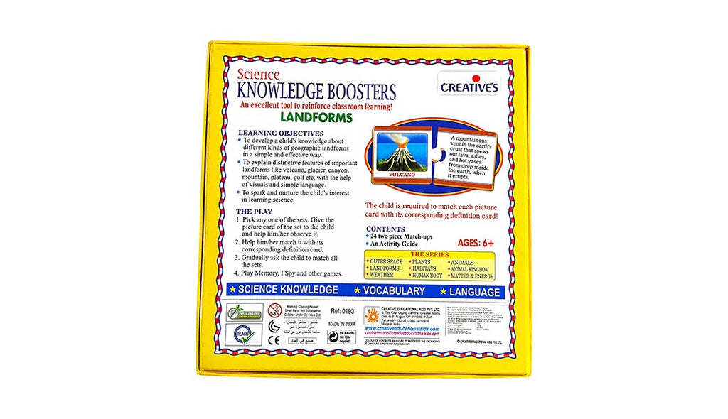 Creative Science Boosters Matter & Energy - Educational Card Matching Game