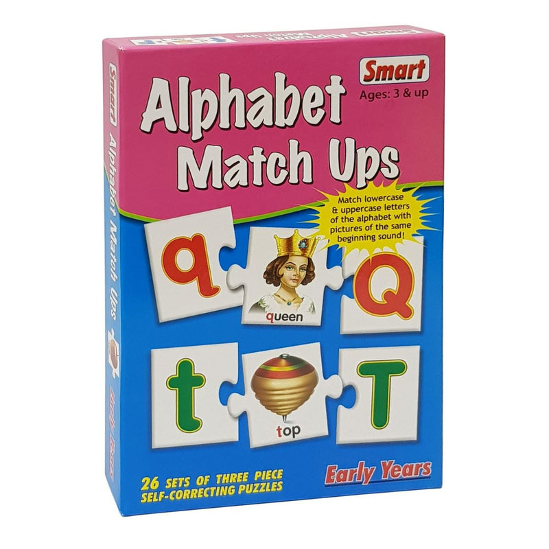Smart Alphabet Match Ups (26 Sets of 3 Piece Self-correcting Puzzles) (7403494768795)