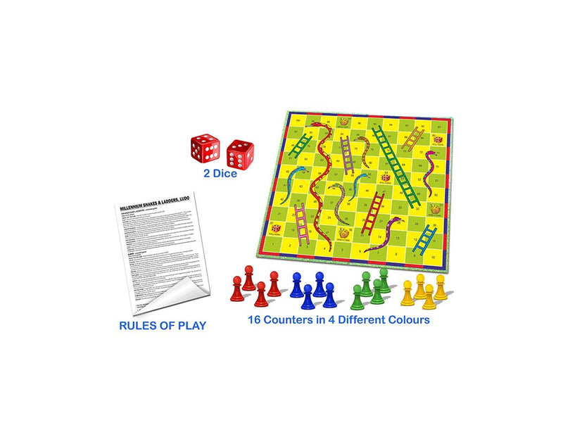 Creatives Toys Snakes & Ladders Ludo Millennium (6907035746459)
