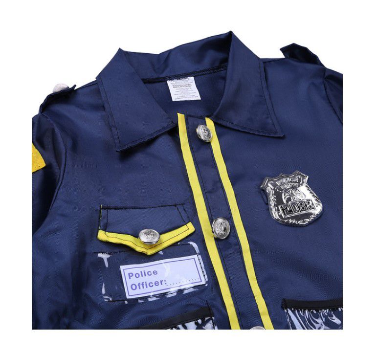 Policeman Role Play Costume Set with Accessories - Deluxe (7273189212315)