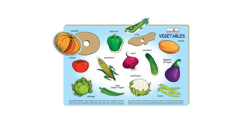 Creatives - Play And Learn - Vegetables Puzzle (6907041022107)