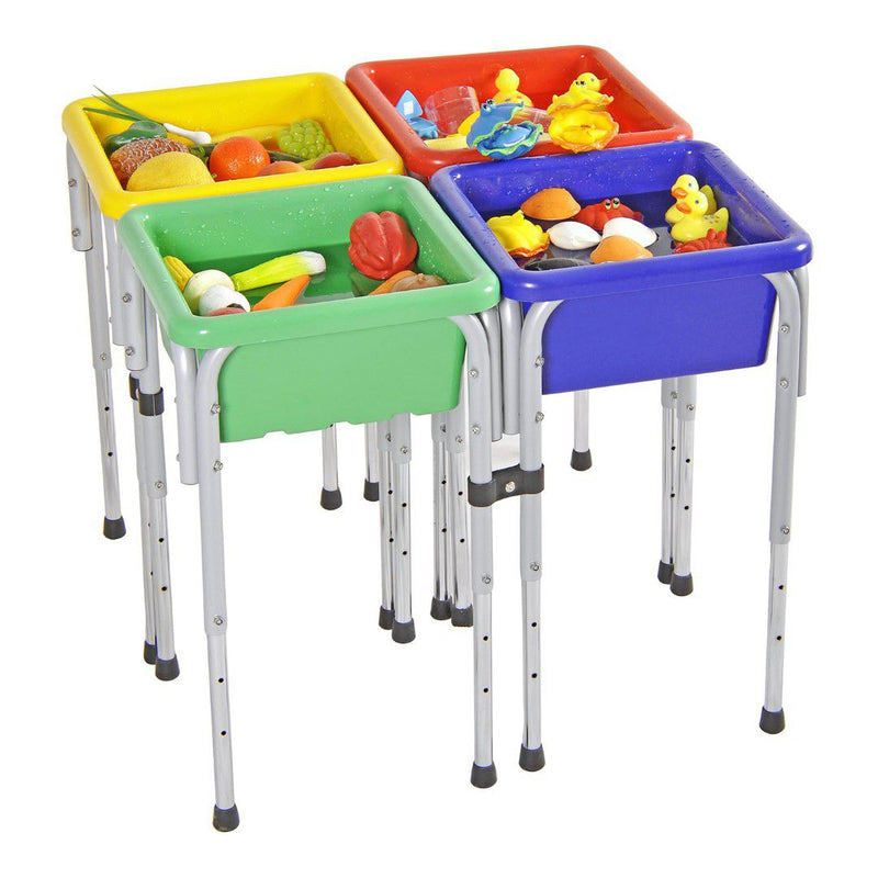 Sand and Water Play Table (4 Trays) Square (7402188996763)