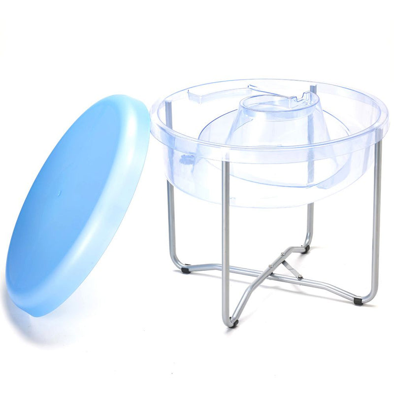 Water & Sand Play Standing Transparent Tray (Round with lid) (7273167061147)