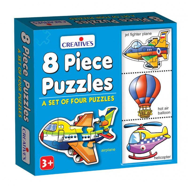 Creatives Air Transport Puzzles (4 x 8 Piece Puzzles) (7403488870555)
