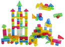 Transparent Colourful 3D Building Blocks (50 Piece in container) (7274268557467)