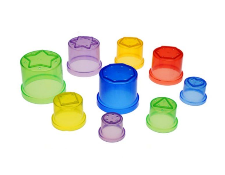 Translucent Stacking Cups - 9pc Set (7273181708443)