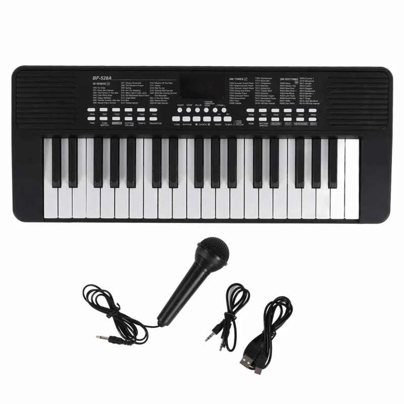 Electric Keyboard Piano With Microphone 37 Key (7492729471131)