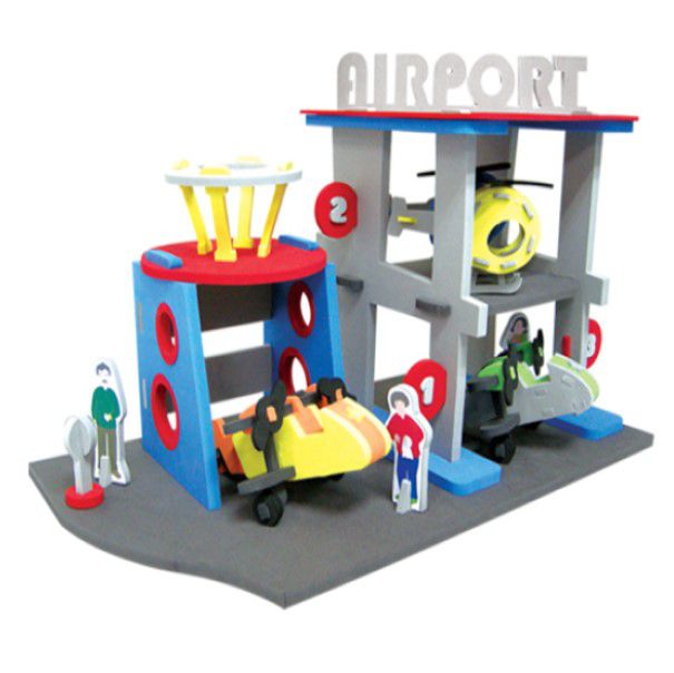 SUNTA Airport DIY EVA Foam Playset With accessories (7366463258779)