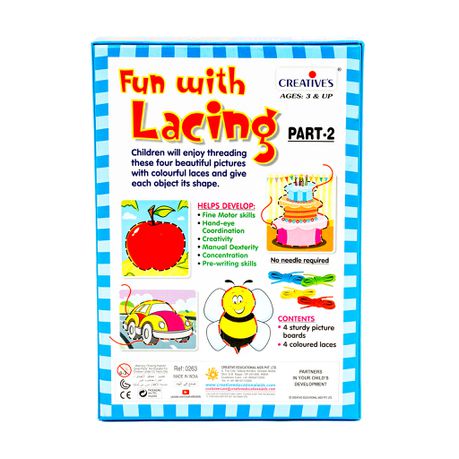 Creatives Fun With Lacing Part - 2 (7576853414043)