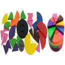 Stackable Fraction Circles Game - 72 Pieces on a Base (10cm Diameter) (7477711929499)