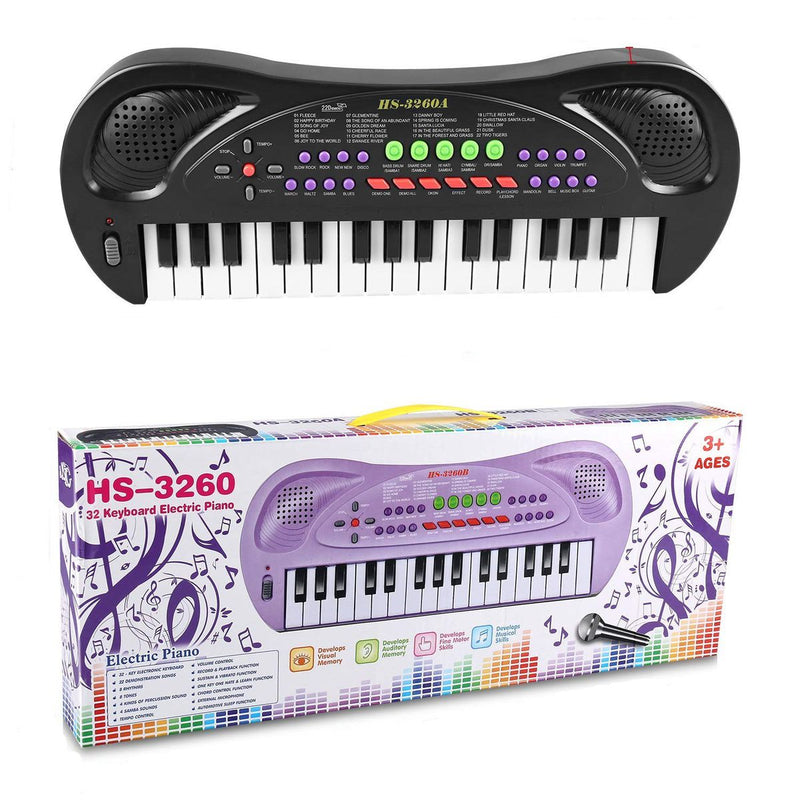 32 Key Electronic Piano Keyboard With Microphone For Kids (7476742783131)