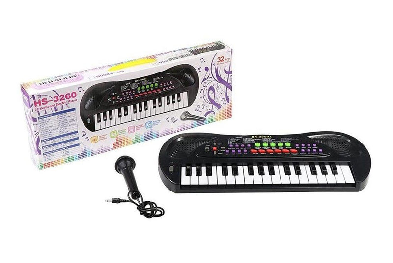 32 Key Electronic Piano Keyboard With Microphone For Kids (7476742783131)