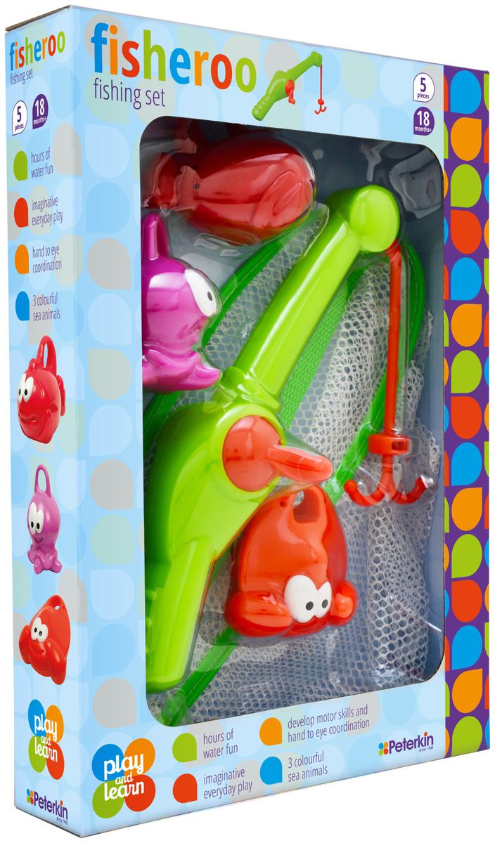 PETERKIN Bath Toy Fishing Set (7274227925147)