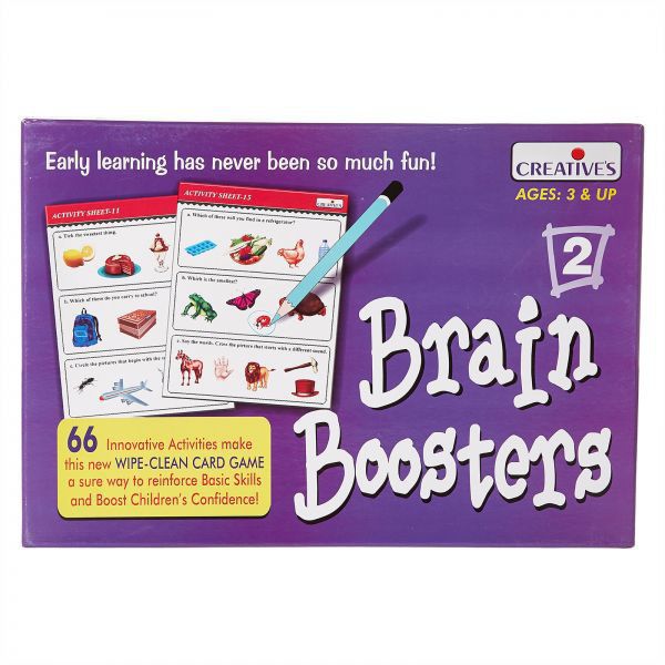 Creatives Flash Cards Brain Boosters 2 Activity Games (7370448568475)