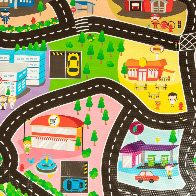 SUNTA Large City Map Playmat 2000 X 1200 X 3mm (7030272229531)