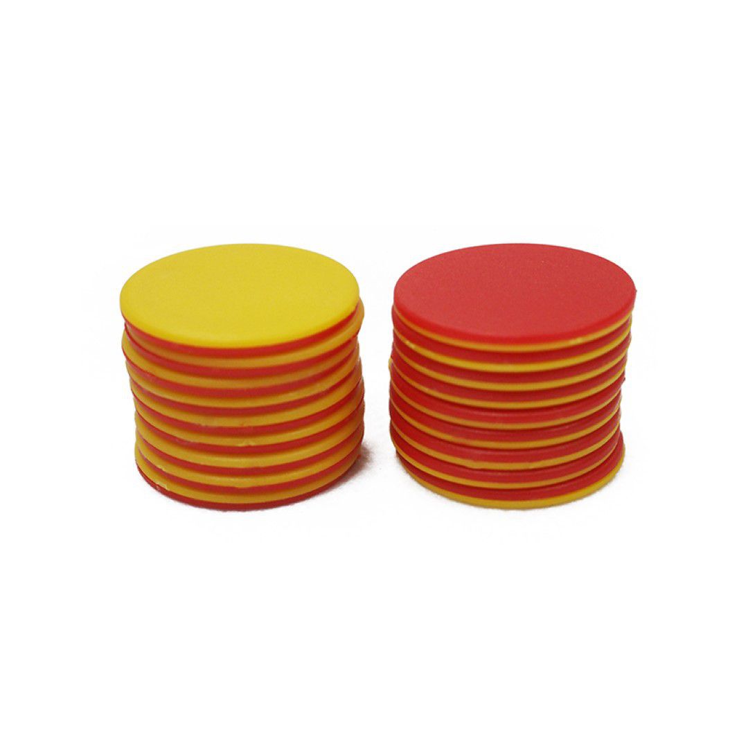 Math Counters - Two Coloured (200 Piece) (Learn Counting, Colours and