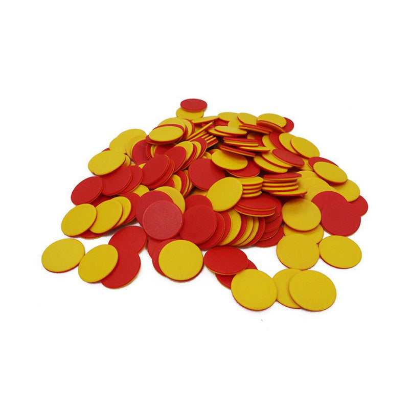 Math Counters - Two Coloured (200 Piece) (Learn Counting, Colours and