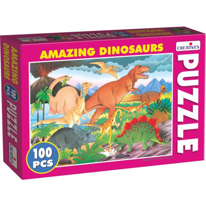 Amazing Dinosaurs  - 100 Piece Puzzle (7370974101659)