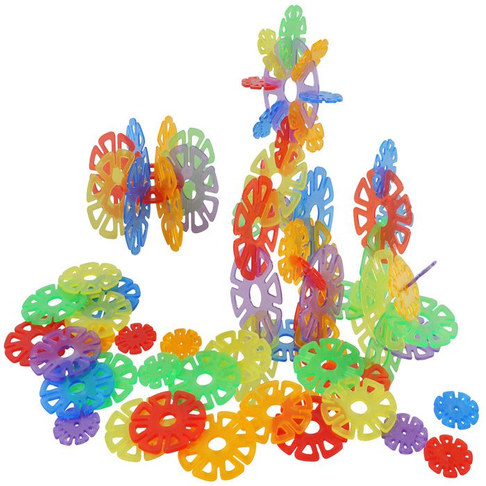 Small Linking Discs Dizzy Disks Linking Connectors Mixed Sizes 160 Pieces