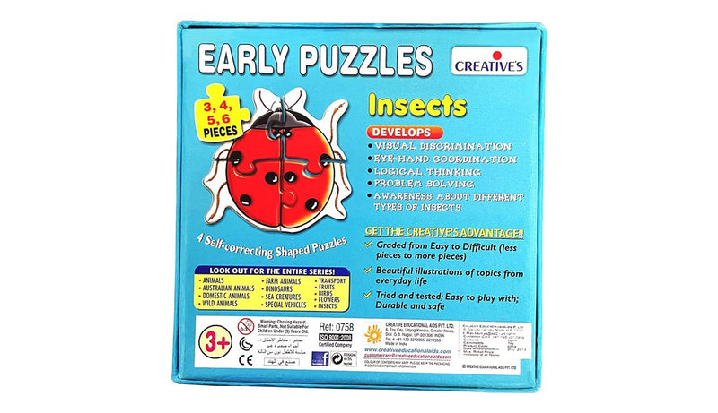 Creatives Insects Early Puzzles (6907044036763)