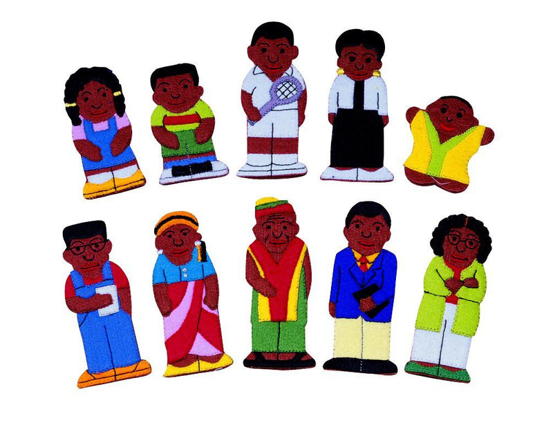 Family And Friends - Finger Puppet Set - 10 Piece (7274303324315)