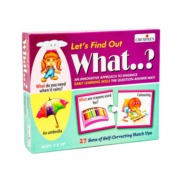 Creatives - Let's find out What? (27 Sets of Self-correcting Match Ups