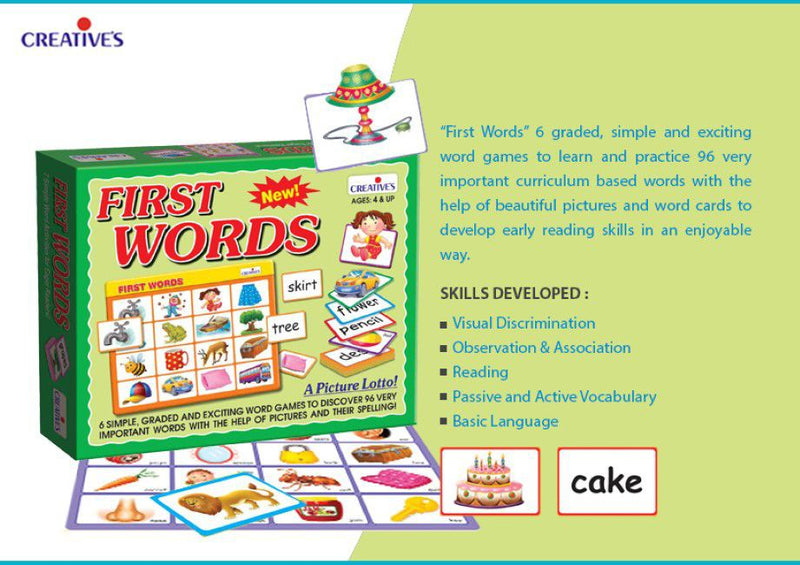 Creatives First Words - Learn to Read (6907045445787)