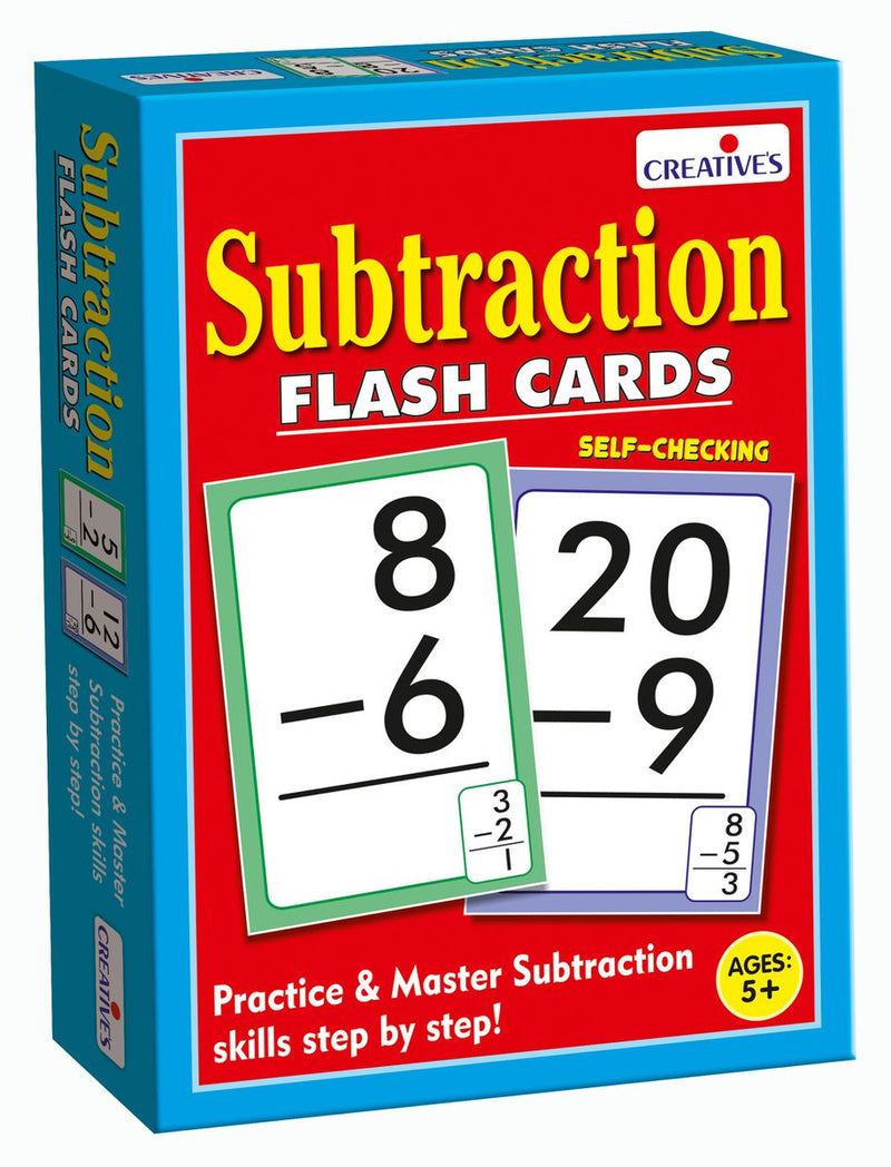 Creatives Flash Cards - Subtraction (7423200723099)