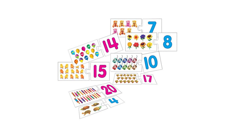 Creatives - Number Fun (20 Sets Of 2Pc Self-Correcting Match Ups) (6907039842459)