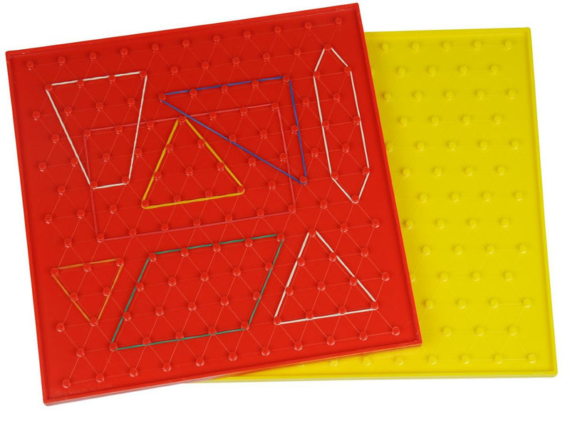 Geometry Geoboard Set - 23,5cm (6 Boards, 144 Rubber Bands) (7277212598427)