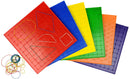 Geometry Geoboard Set - 23,5cm (6 Boards, 144 Rubber Bands) (7277212598427)