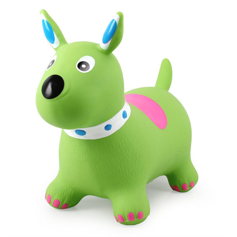 Ride On Hopper Animal - Green Dog (7363103424667)