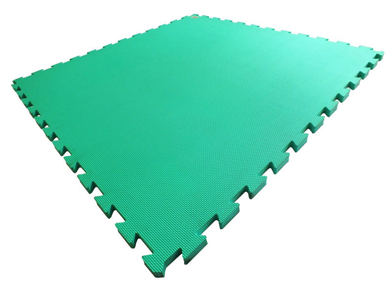 Sunta Gym Floor Mat Interlocking - 1000x1000x20mm - Green (7273157951643)