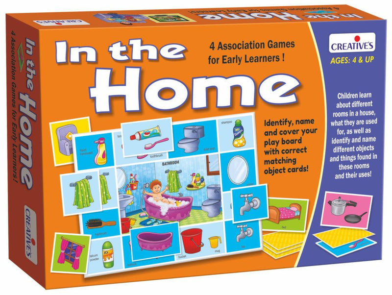 Creatives In The Home (Association Game) Match The Different Rooms In A House And The Objects Found In Them (6907044102299)
