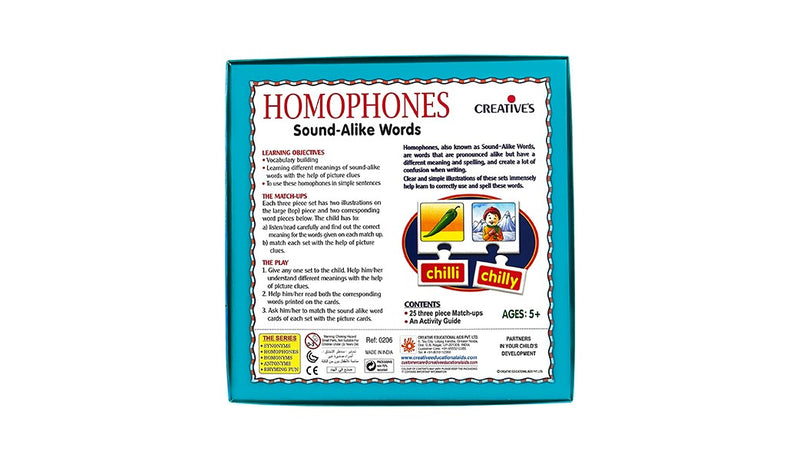 Creatives Homophones Vocabulary Building (6907044266139)