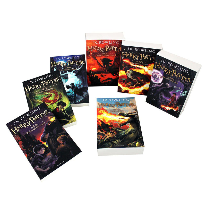 JK Rowling Harry Potter Kids Complete Series HardBack Edition Box