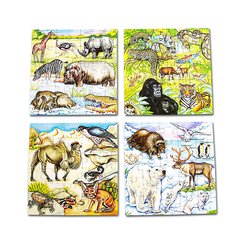 Creatives - 4 Animal Puzzles (Part 5) (25,30,35,40 Pcs)