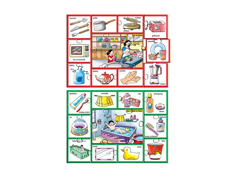 Creatives In The Home (Association Game) Match The Different Rooms In A House And The Objects Found In Them (6907044102299)